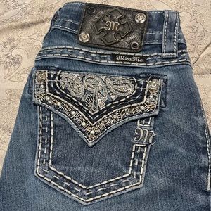 Miss me jeans size 25, inseam 34
